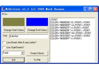 WebColour V1.2 官方版
